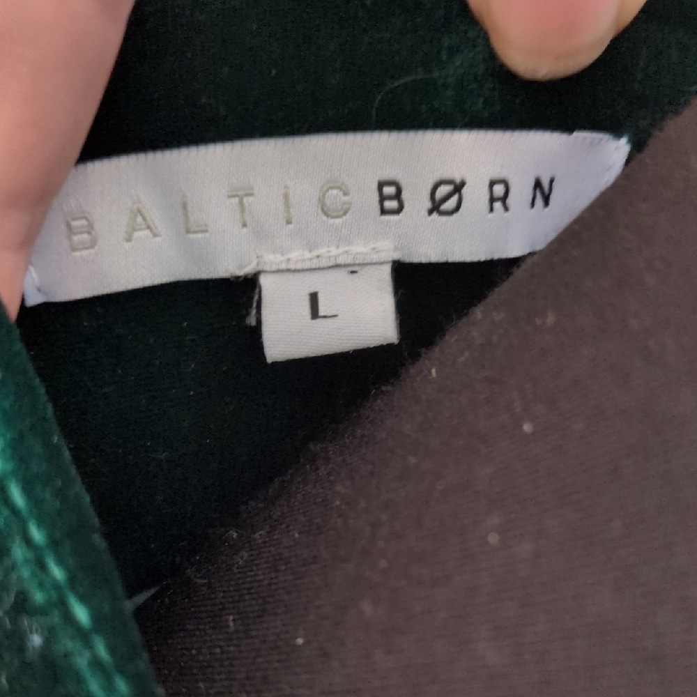 Baltic Born Deep Green Velvet Dress - Picture 11 of 11